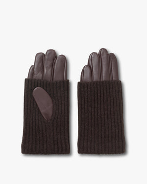 Day Leather Knit Glove