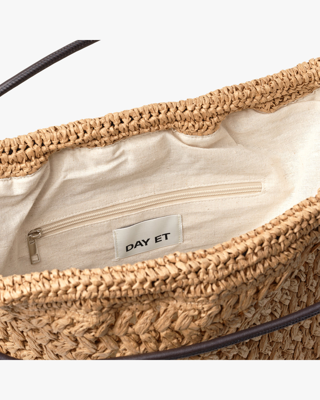 Day Creased Straw Bag