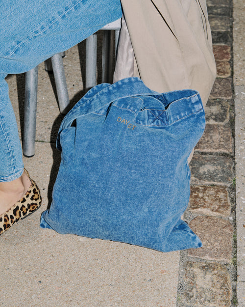 Day Washed Denim Shopper