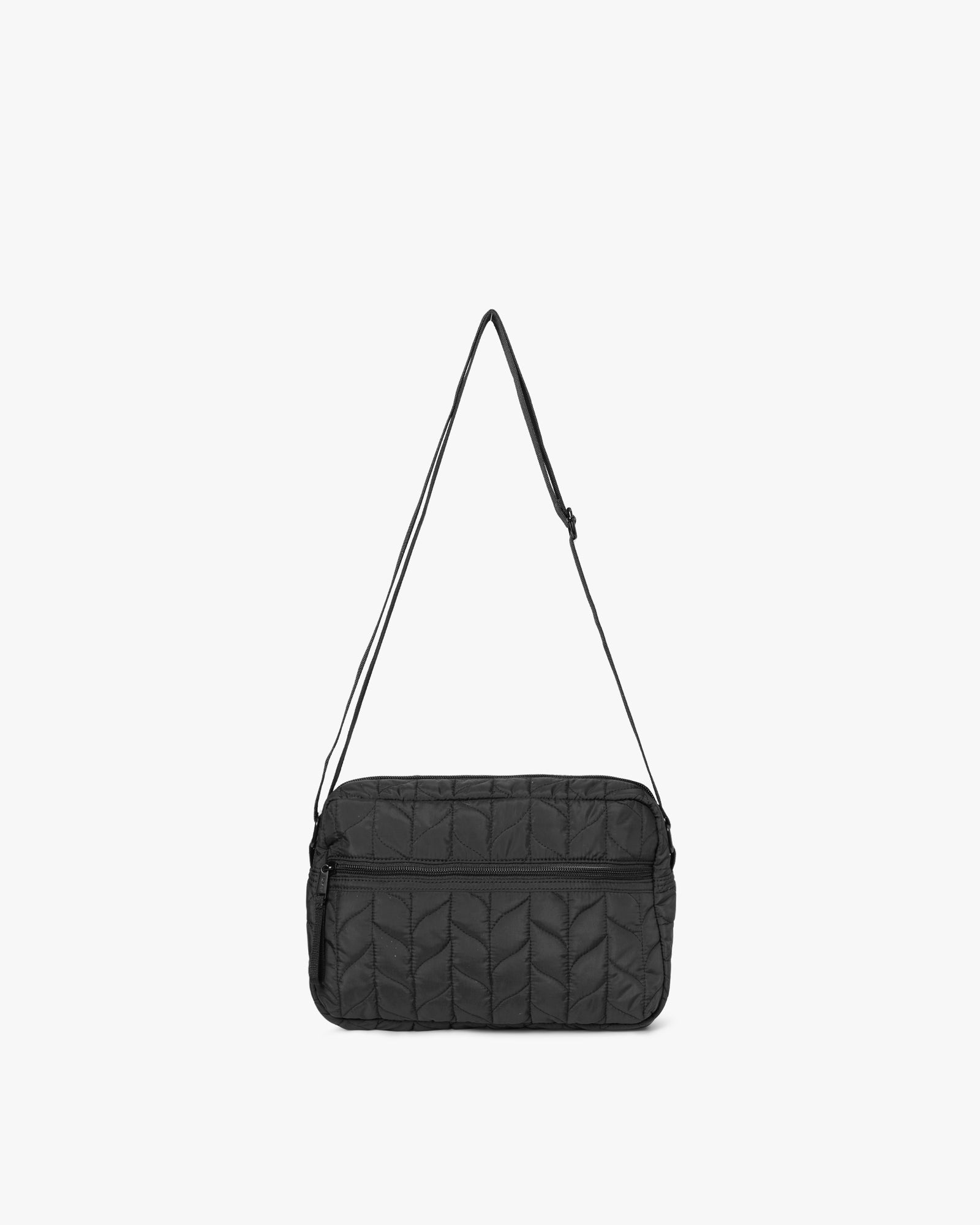 Medium Leaf Quilt Camera Crossbody Väska