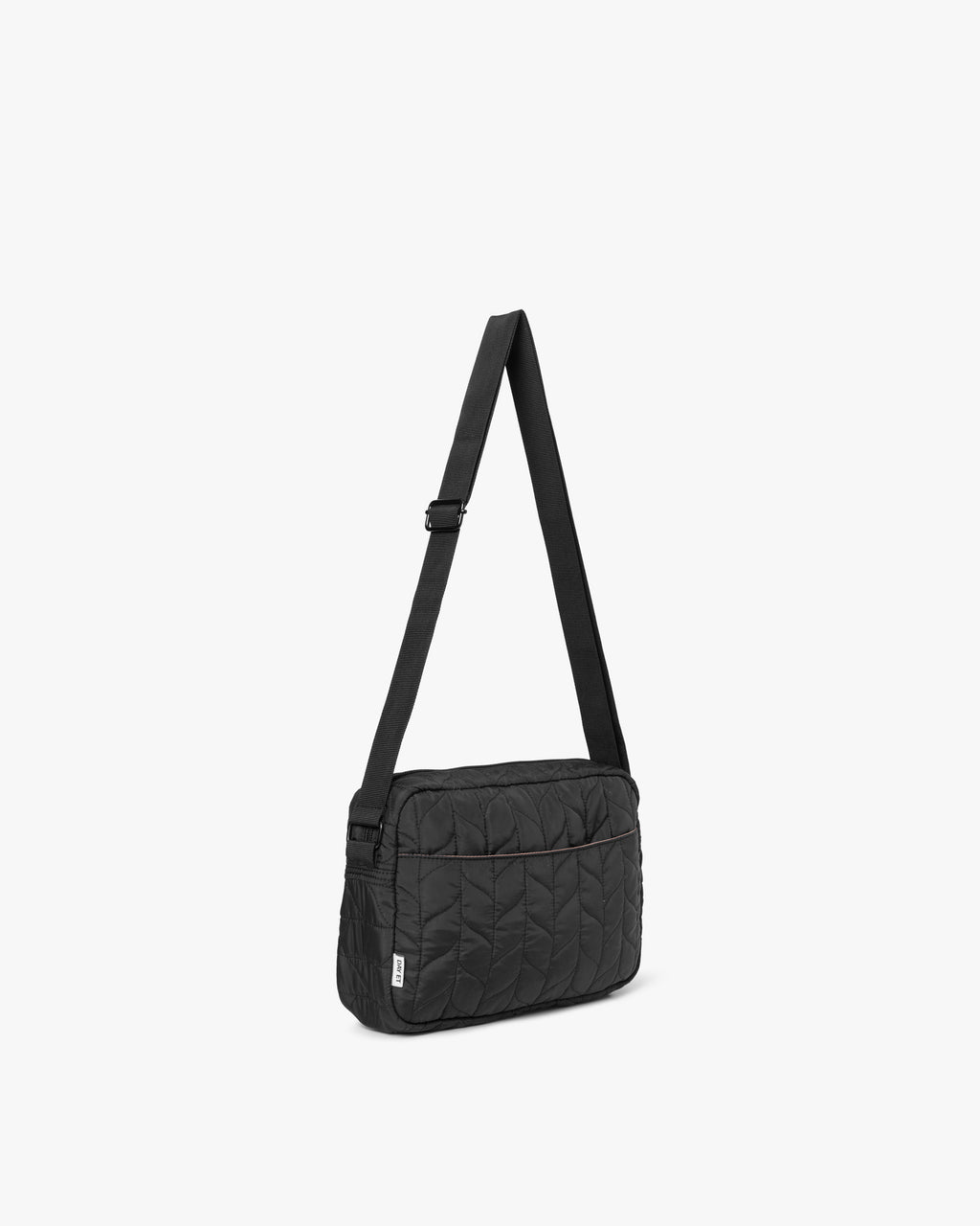 Medium Leaf Quilt Camera Crossbody Väska