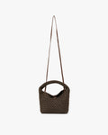 Small Hand-Braided Neoprene Crossbody Handväska