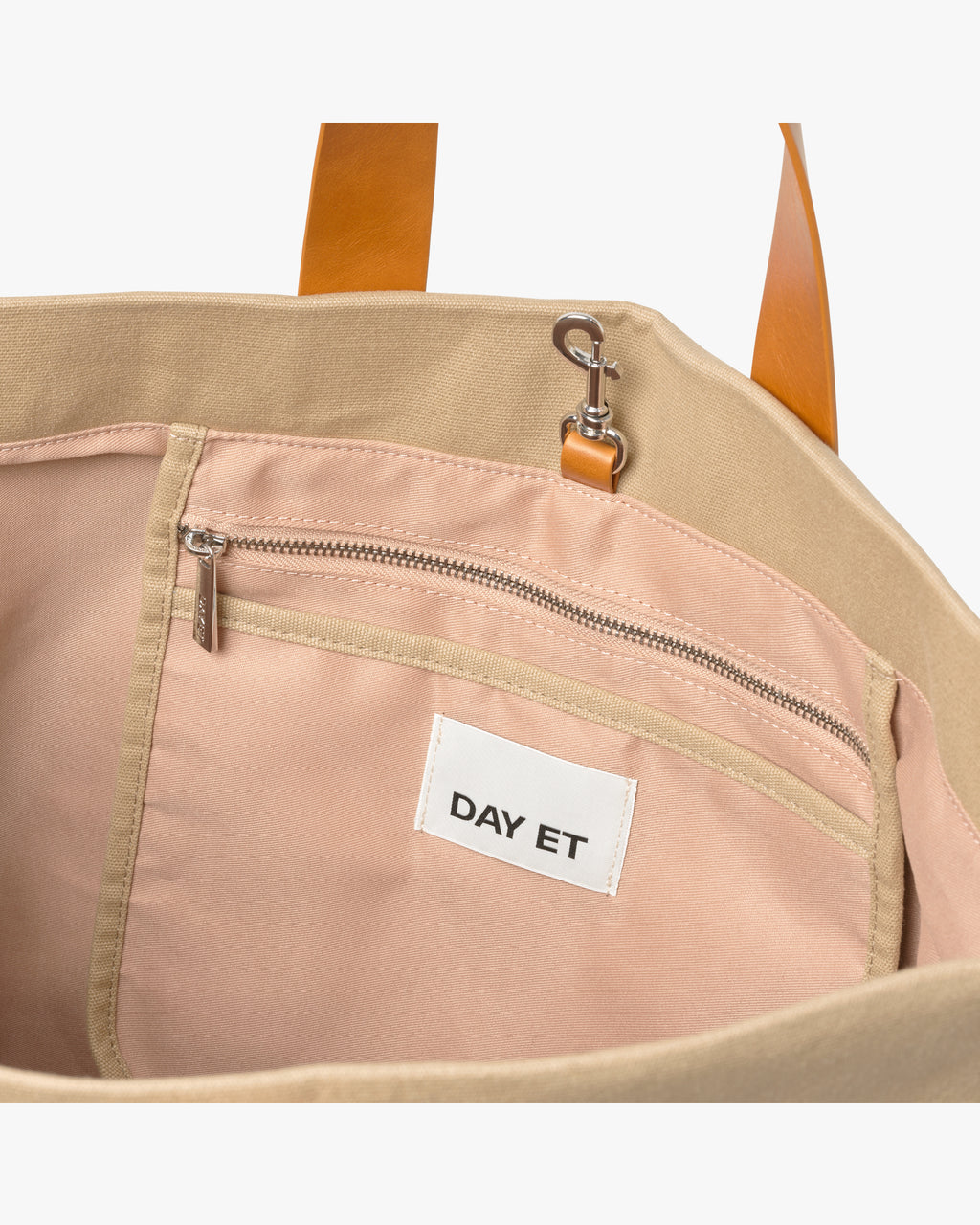 Medium Cotton Canvas Crossbody Väska