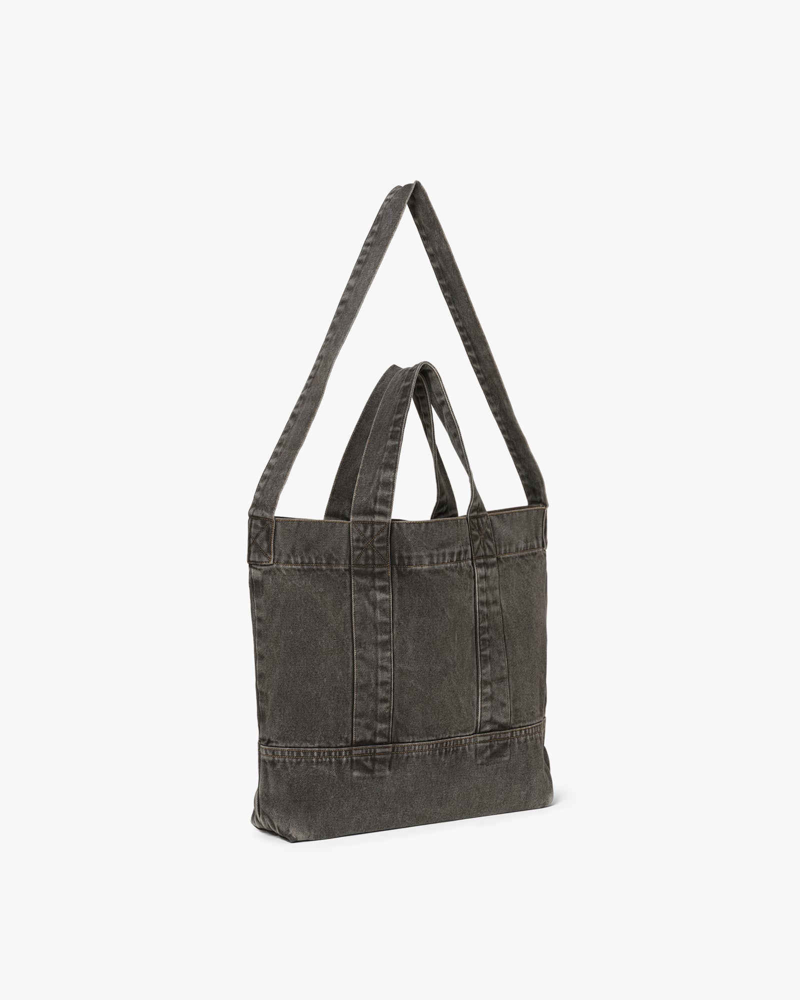 Medium Washed Denim Crossbody Väska