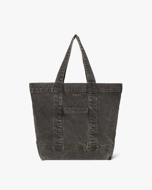 Large Washed Denim Axelväska